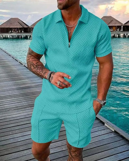 Alfred - Shiny Casual Sportswear Set