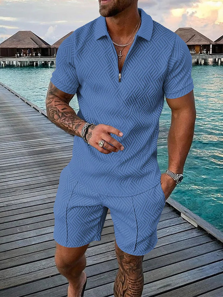 Alfred - Shiny Casual Sportswear Set
