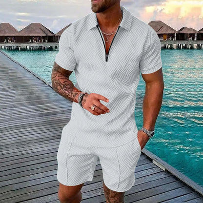 Alfred - Shiny Casual Sportswear Set