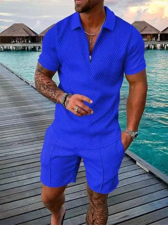 Alfred - Shiny Casual Sportswear Set