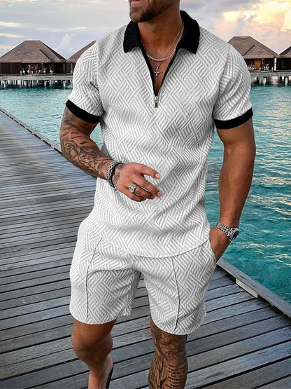 Alfred - Shiny Casual Sportswear Set