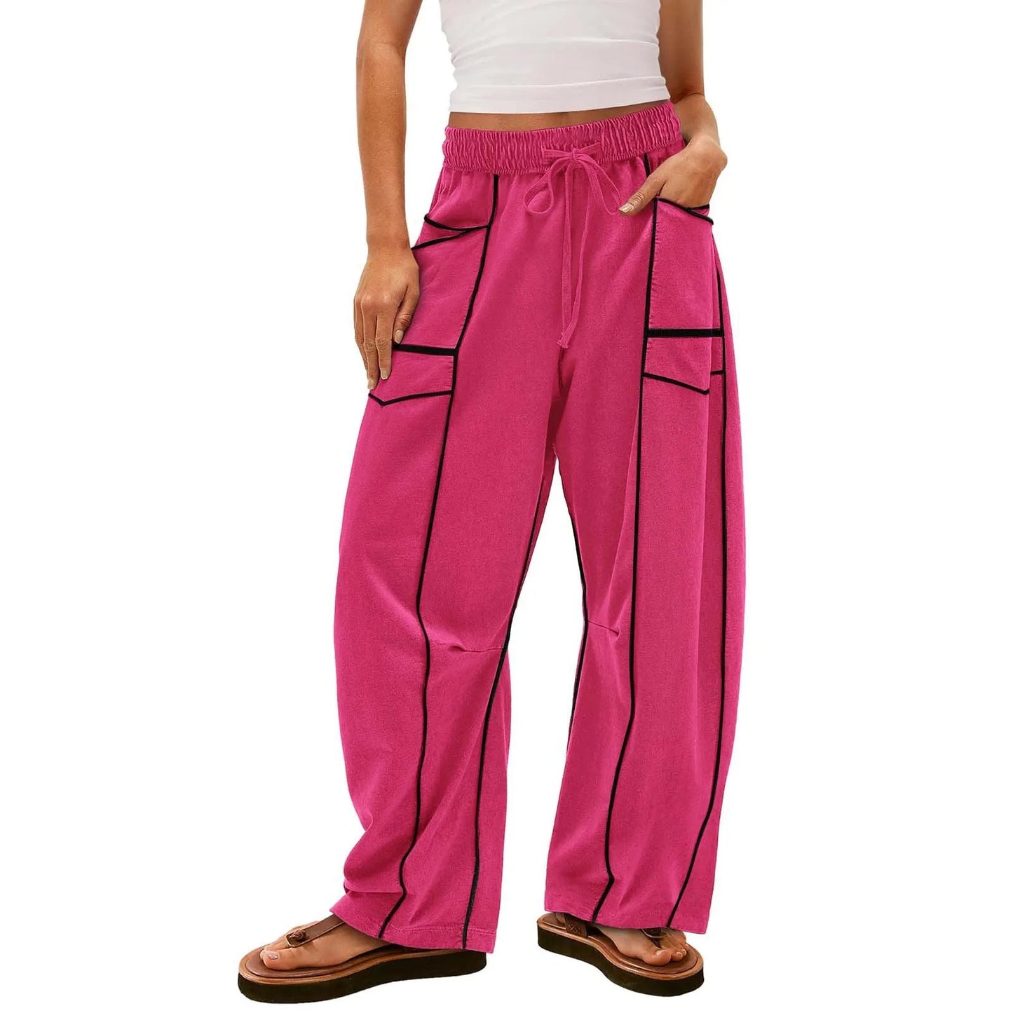 Women's Barrel Wide Leg Sweatpants