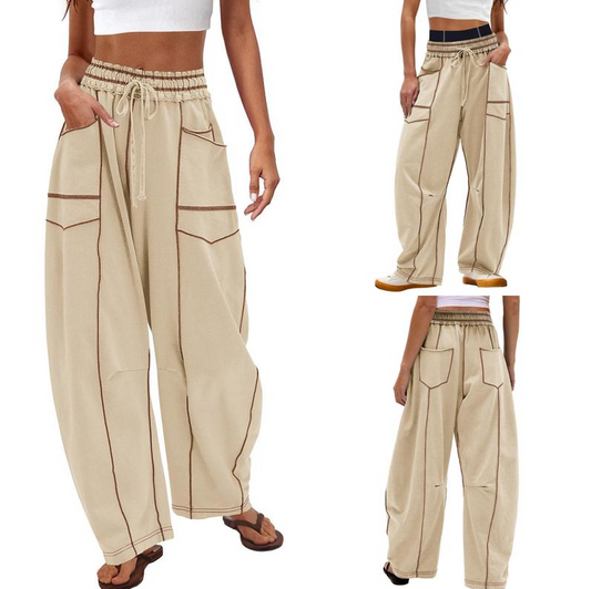 Women's Barrel Wide Leg Sweatpants