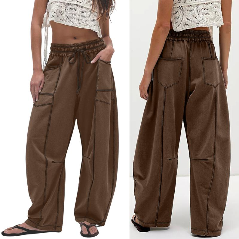 Women's Barrel Wide Leg Sweatpants