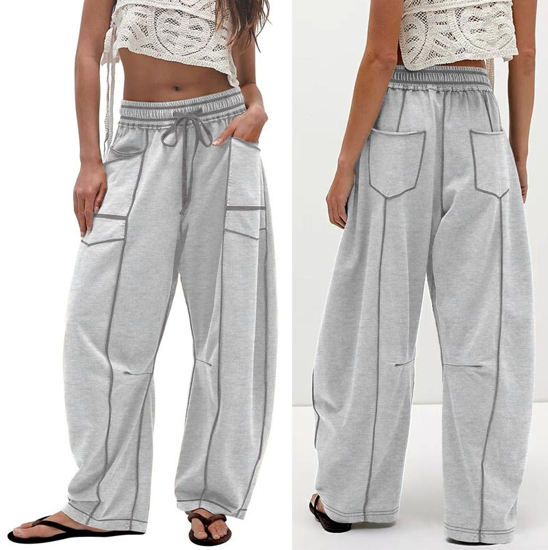 Women's Barrel Wide Leg Sweatpants